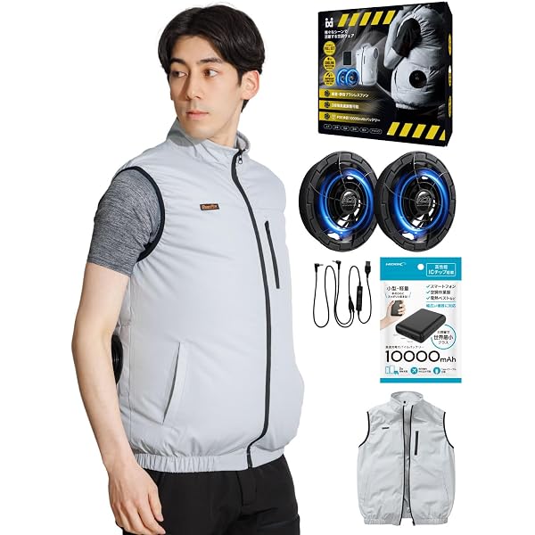 Amazon.co.jp: [Duerfusa] 空調ウェア ファンバッテリーセット ファン